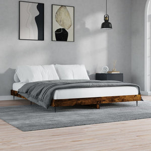 Bettgestell Räuchereiche 150x200 cm
