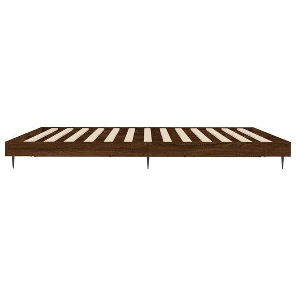 Bettgestell Braun Eiche 150x200 cm