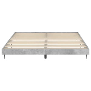 Bettgestell Betongrau 120x200 cm