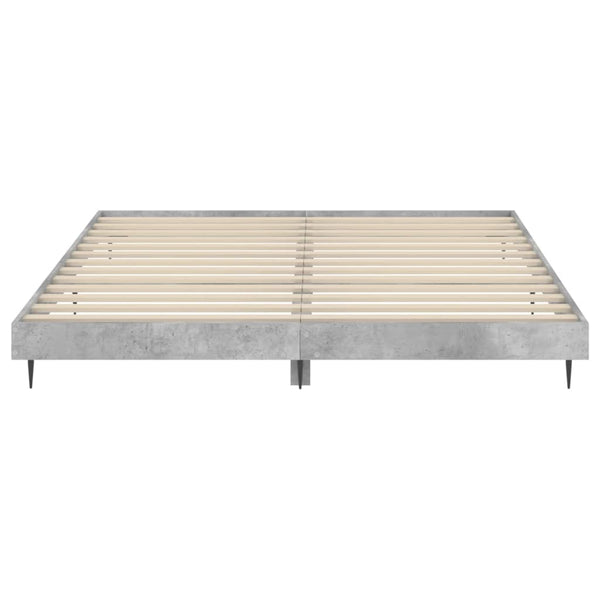 Bettgestell Betongrau 120x200 cm