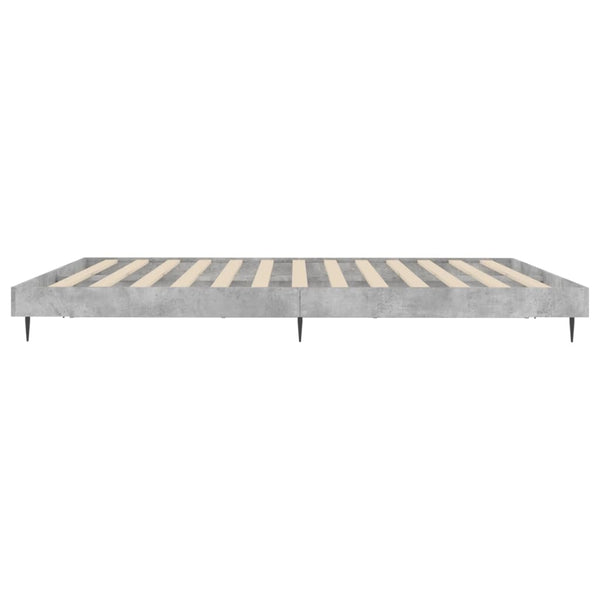 Bettgestell Betongrau 120x200 cm