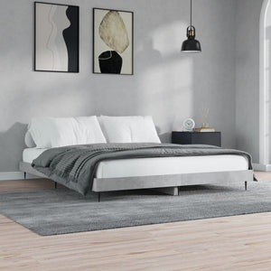 Bettgestell Betongrau 120x200 cm