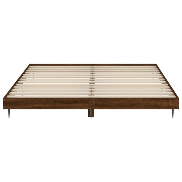 Bettgestell Braun Eiche 120x200 cm