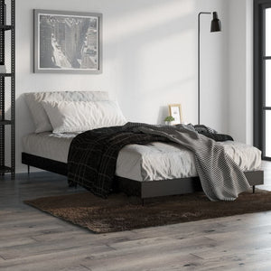 Bettgestell Schwarz 90x200 cm