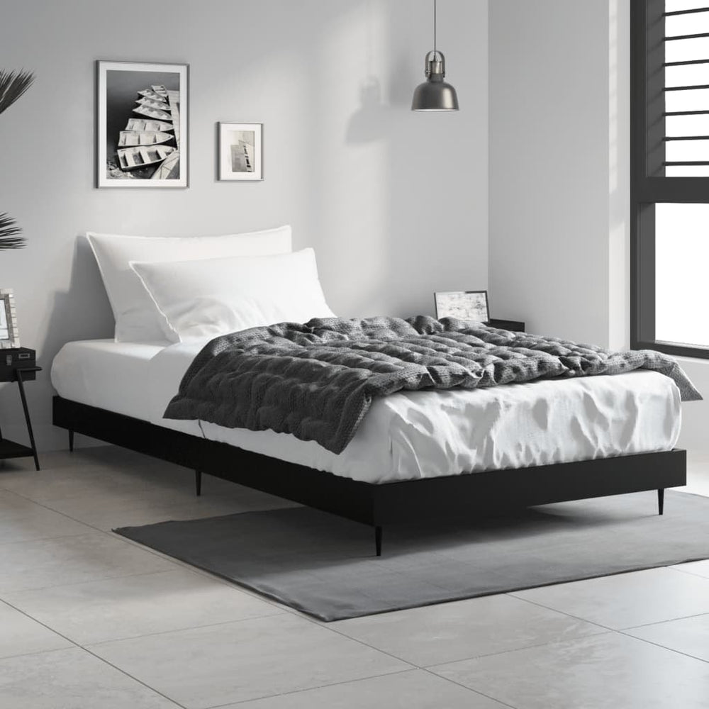 Bettgestell Schwarz 90x200 cm
