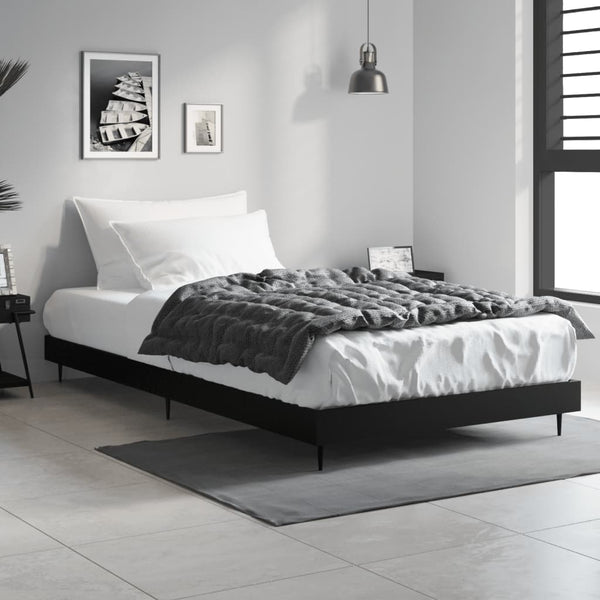 Bettgestell Schwarz 90x200 cm