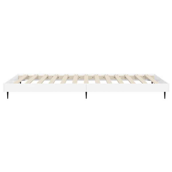 Bettgestell Weiß 90x200 cm