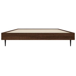 Bettgestell 90x200 cm Braun Eiche
