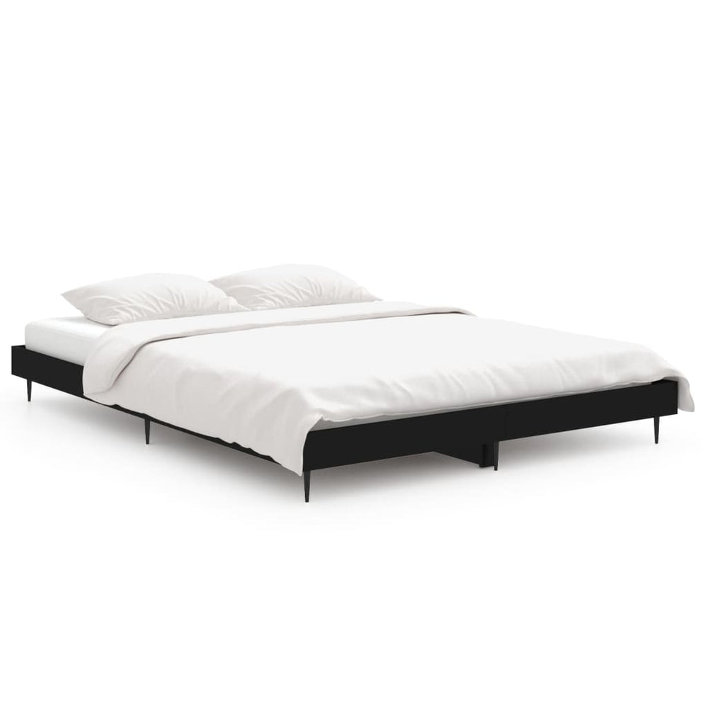 Bettgestell Schwarz 140x190 cm