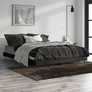 Bettgestell Schwarz 140x190 cm