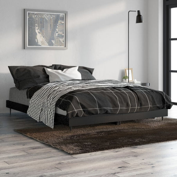 Bettgestell Schwarz 140x190 cm