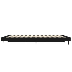Bettgestell Schwarz 140x190 cm