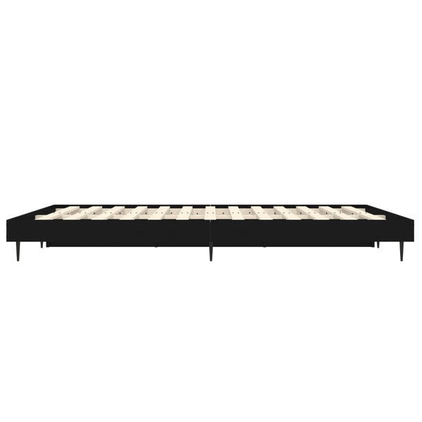 Bettgestell Schwarz 140x190 cm