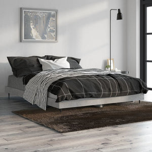 Bettgestell Betongrau 140x190 cm