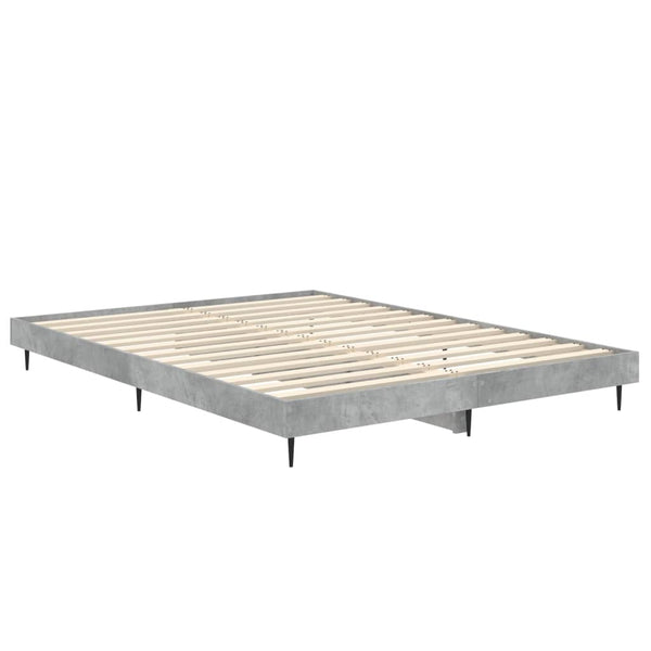 Bettgestell Betongrau 140x190 cm