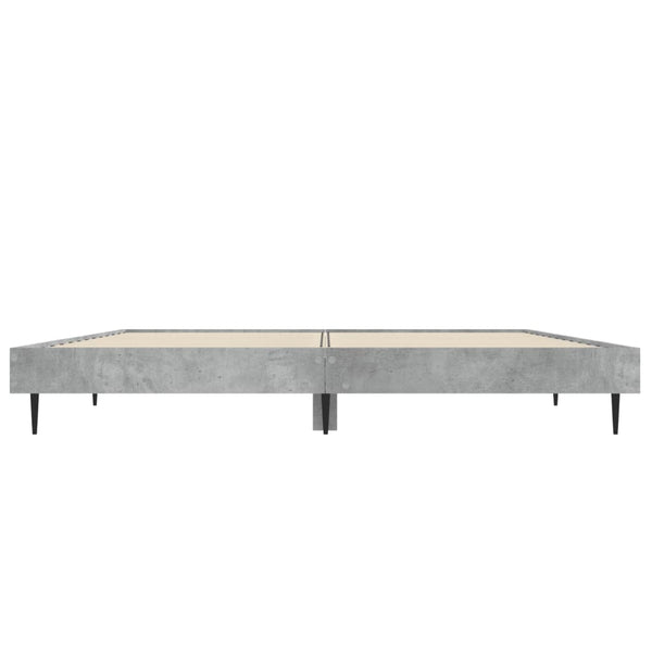 Bettgestell Betongrau 140x190 cm