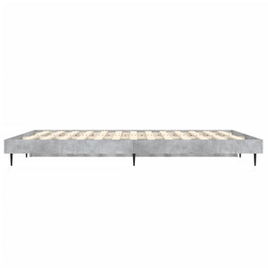 Bettgestell Betongrau 140x190 cm