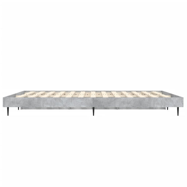 Bettgestell Betongrau 140x190 cm