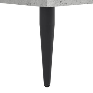 Bettgestell Betongrau 140x190 cm