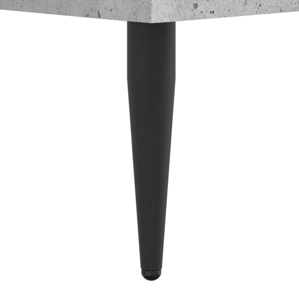 Bettgestell Betongrau 140x190 cm