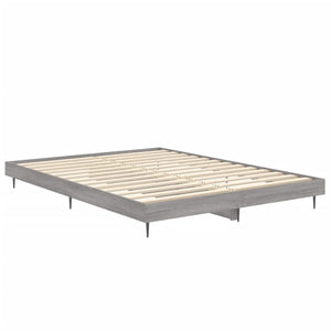 Bettgestell Grau Sonoma 140x190 cm