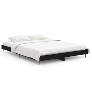 Bettgestell Schwarz 135x190 cm