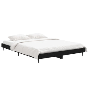 Bettgestell Schwarz 135x190 cm