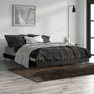 Bettgestell Schwarz 135x190 cm