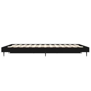 Bettgestell Schwarz 135x190 cm