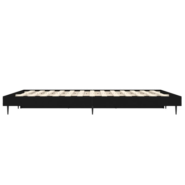 Bettgestell Schwarz 135x190 cm