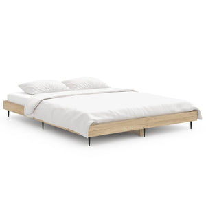 Bettgestell Sonoma-Eiche 135x190 cm