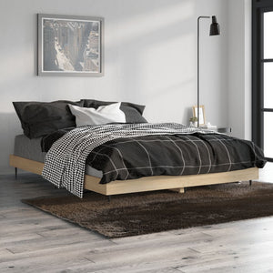 Bettgestell Sonoma-Eiche 135x190 cm