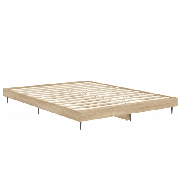 Bettgestell Sonoma-Eiche 135x190 cm