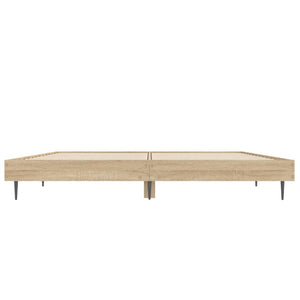 Bettgestell Sonoma-Eiche 135x190 cm