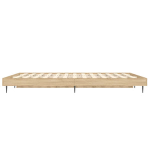 Bettgestell Sonoma-Eiche 135x190 cm