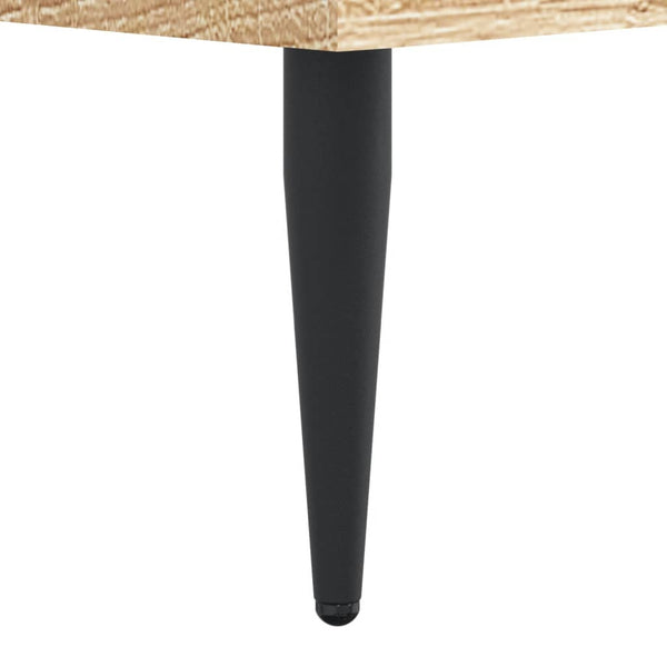 Bettgestell Sonoma-Eiche 135x190 cm