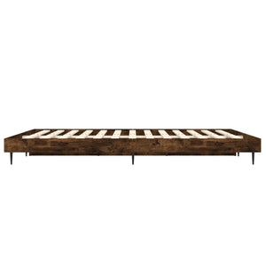 Bettgestell Räuchereiche 135x190 cm