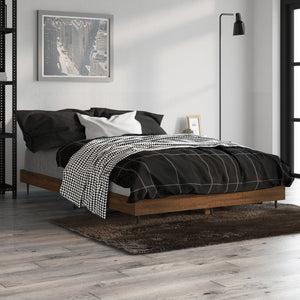 Bettgestell Braun Eiche 120x190 cm