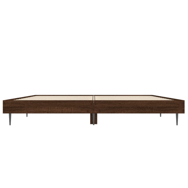 Bettgestell Braun Eiche 120x190 cm