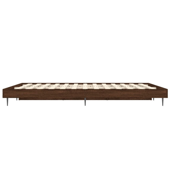 Bettgestell Braun Eiche 120x190 cm