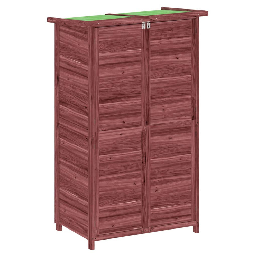 vidaXL Abri de jardin Moka 83x57x140 cm Bois de pin massif