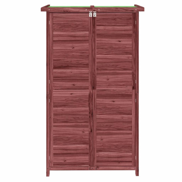 Geräteschuppen Mokka 83x57x140 cm Massivholz Kiefer