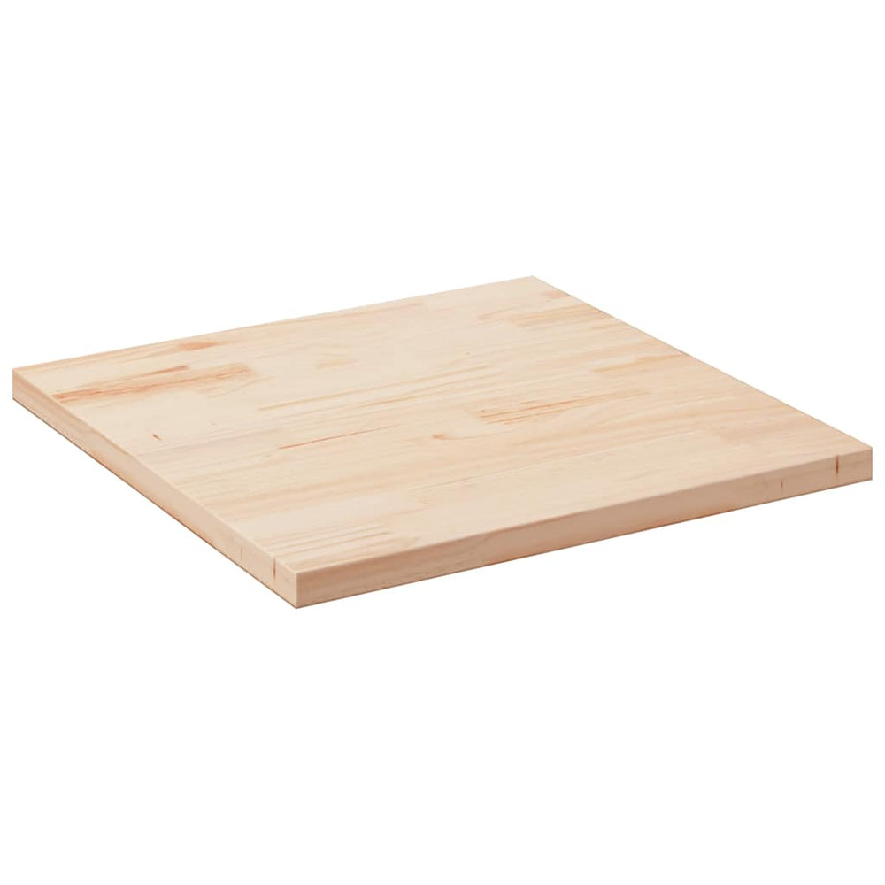 vidaXL Plateau de table 90x90x2,5 cm Bois de pin massif Carré