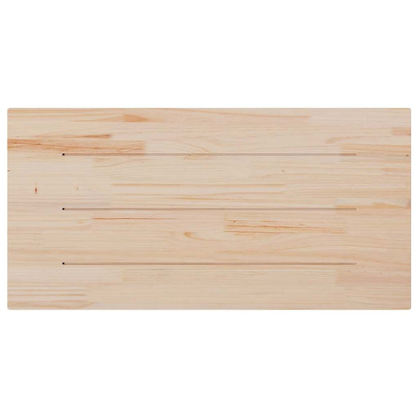 vidaXL Plateau de table 110x60x2,5 cm en pin massif Rectangulaire