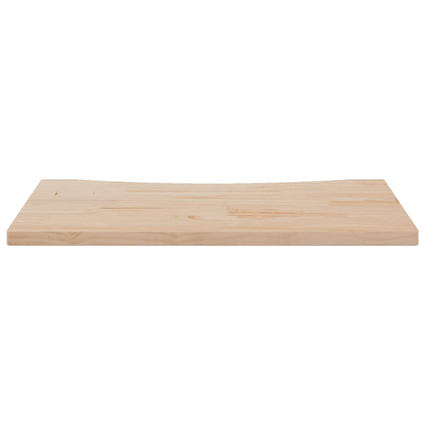 Massivholz Schreibtischplatte Kiefer 80x40 cm