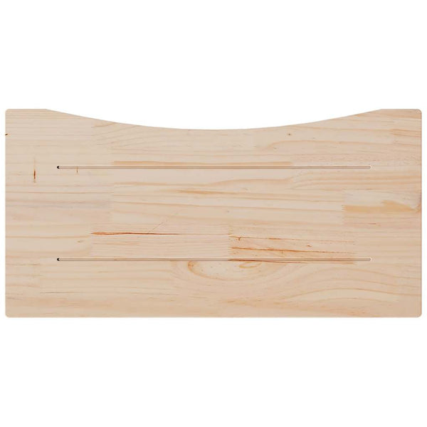 Massivholz Schreibtischplatte Kiefer 80x40 cm