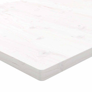 vidaXL Plateau de bureau Blanc 80x40x2,5 cm Bois de pin massif