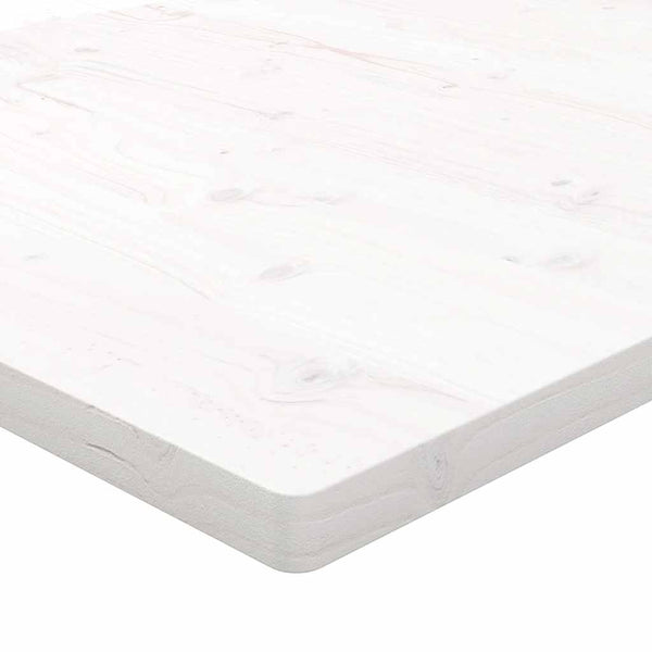 vidaXL Plateau de bureau Blanc 80x40x2,5 cm Bois de pin massif