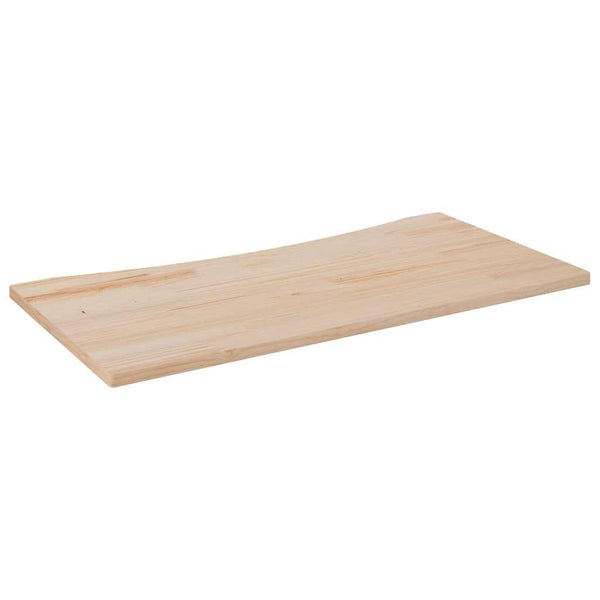 Massivholz Schreibtischplatte Kiefer 100x50 cm