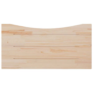 Massivholz Schreibtischplatte Kiefer 100x50 cm